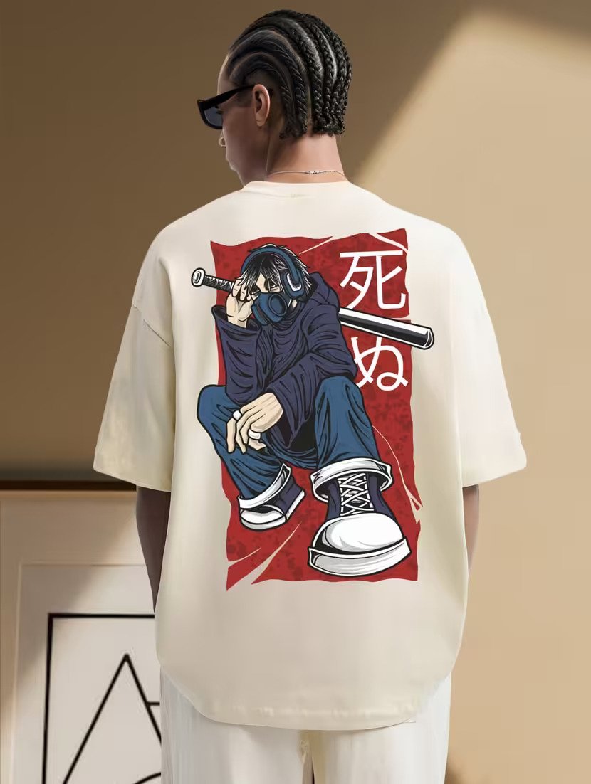 Ivory Anime Graphic Tee